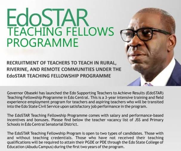 EdoSTAR | Edo State Teachers Recruitment Exam Past Questions and Answers PDF 2020