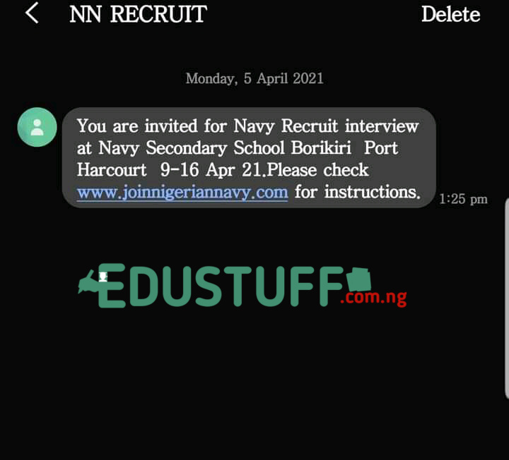 Nigerian Navy batch b