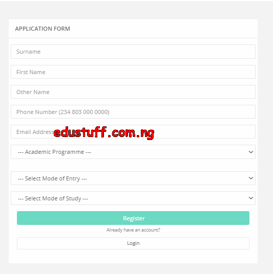 How To Apply for KWASU Post UTME