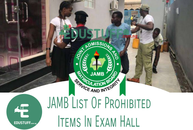 List of JAMB prohibited items