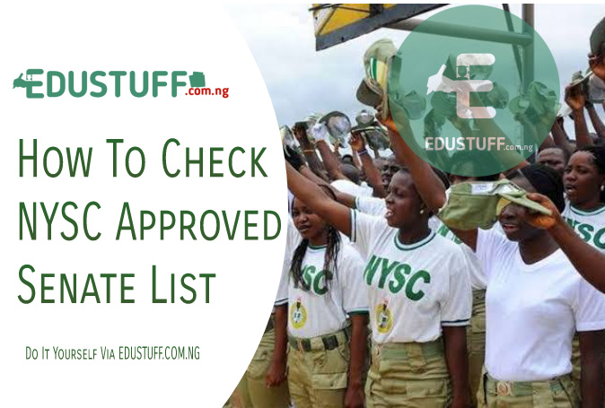 How to check NYSC Senate List 2022