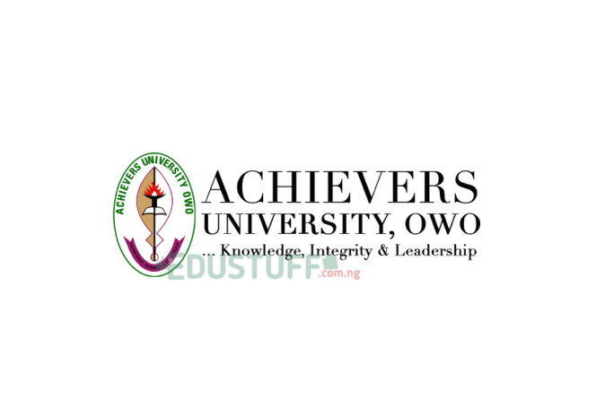 Achievers University Post UTME / DE Screening Form