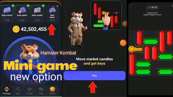 Hamster Kombat Mini Game Key video 